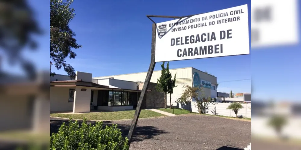 Suspeito foi encaminhado à Delegacia de Carambeí