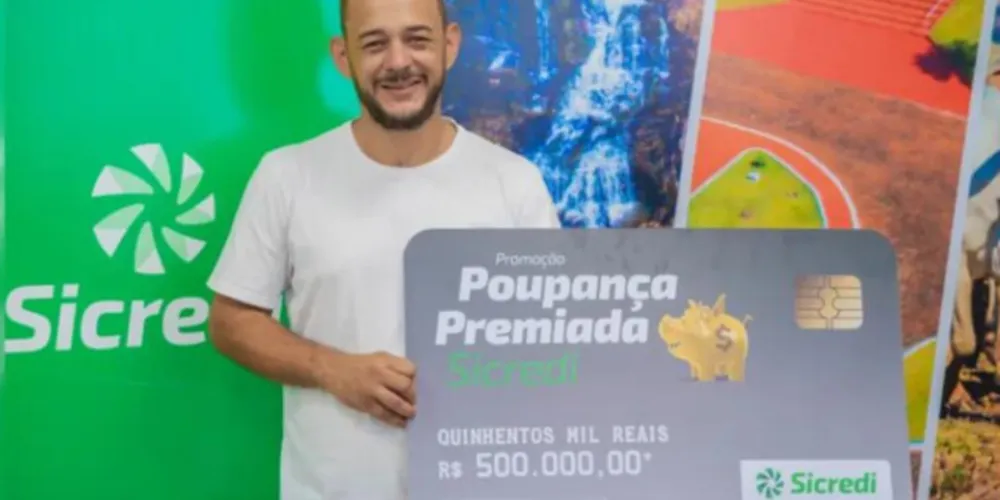 Sicredi sorteia R$ 2,5 milhões em prêmios para investimento em poupança