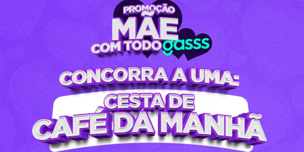 São três cestas de café da manhã que serão sorteadas em Irati, Ponta Grossa e Telêmaco Borba