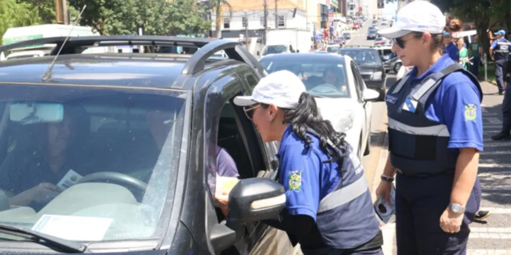 A ação, organizada pela Secretaria Municipal de Cidadania e Segurança Pública, aconteceu na região central.