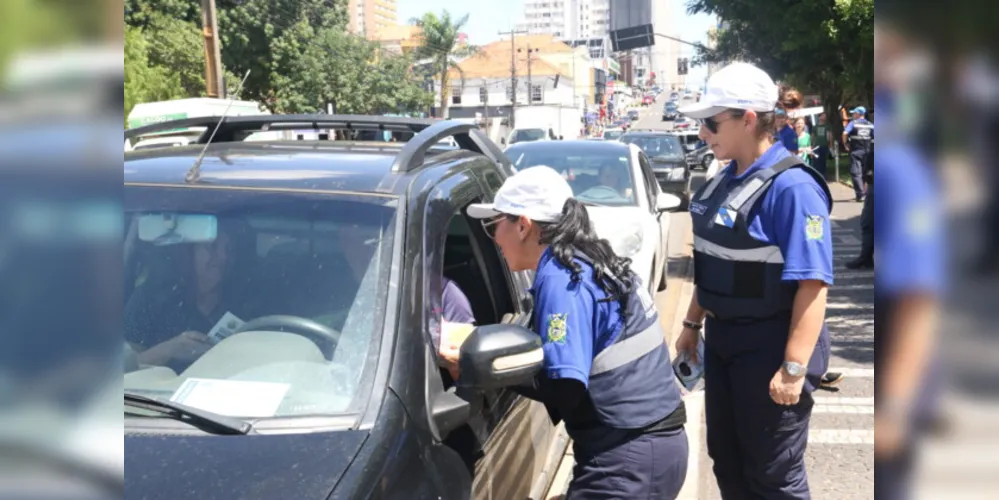 A ação, organizada pela Secretaria Municipal de Cidadania e Segurança Pública, aconteceu na região central.