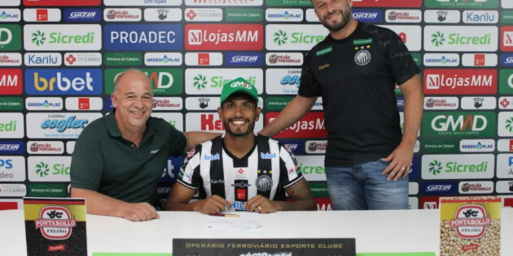 Bruno Aparecido Reis Ezequiel, o Índio, tem 32 anos e foi campeão das Séries D e C pelo Operário