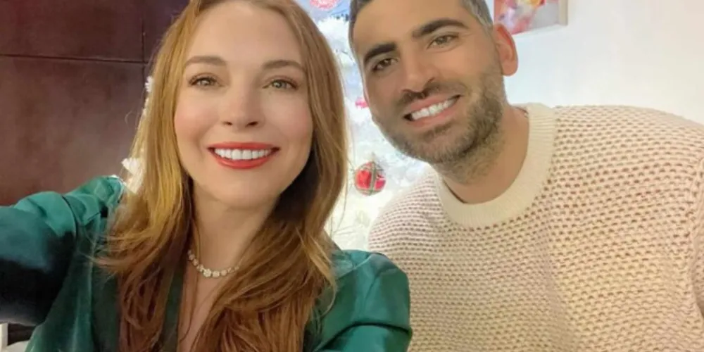 Primeira gestação de Lindsay Lohan é fruto do casamento dela com Bader Shammas