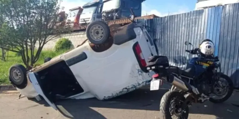 A perseguição durou cerca de 10 quilômetros; apesar do acidente, o menor de idade não sofreu ferimentos