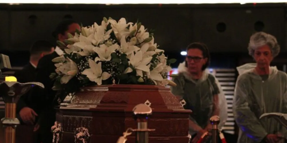 elório da cantora e compositora Rita Lee no Planetário do Ibirapuera.