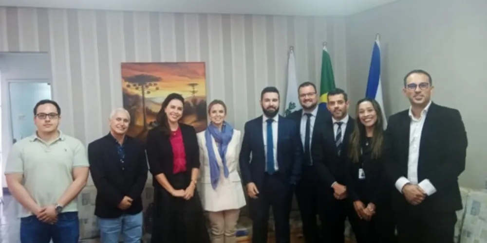 A Câmara recepcionou os auditores Giovana Benevides Sales, João Halberto Balduino Maciel , Vanderlei de Melo e Wellington Glass da Silva