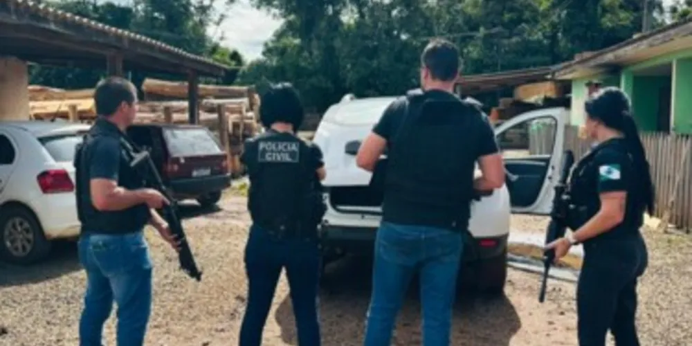 A prisão aconteceu nesta terça-feira (28), em Jaguariaíva