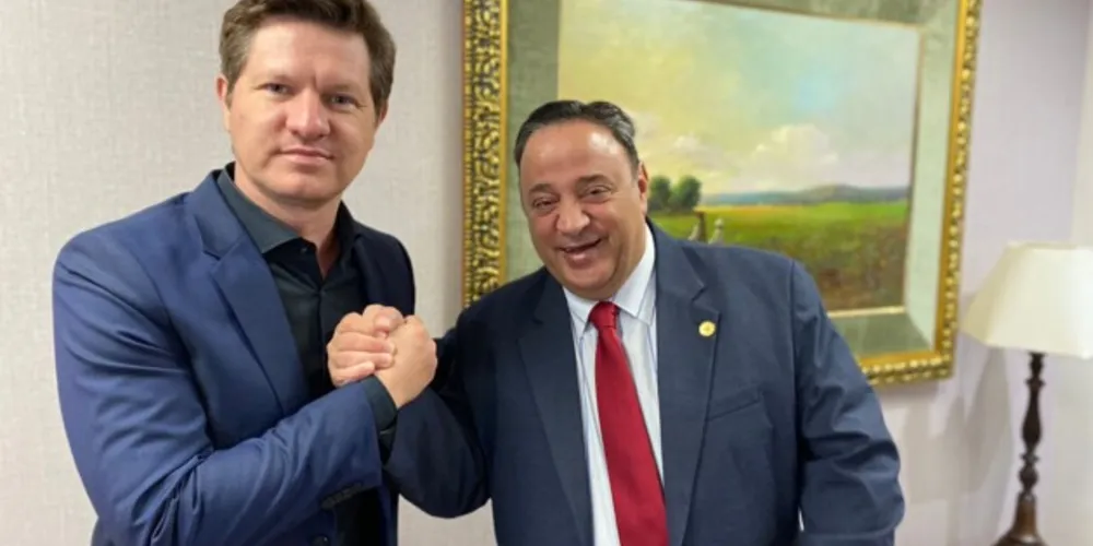 Santin Roveda e Hussein Bakri, os dois políticos de União da Vitória.