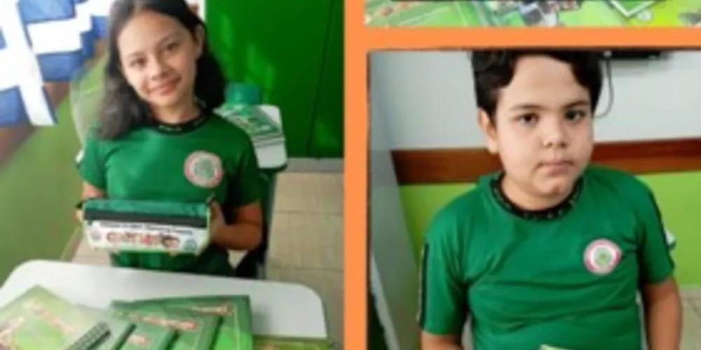 Imagens mostram entrega às turmas da Escola Antônio Fanchin