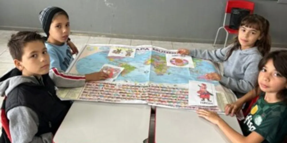 Atividade foi além das questões geográficas e trouxe benefícios aos alunos