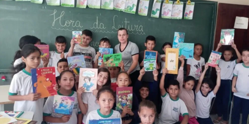 Crianças puderam aproveitar dinâmica para superar dificuldades na leitura