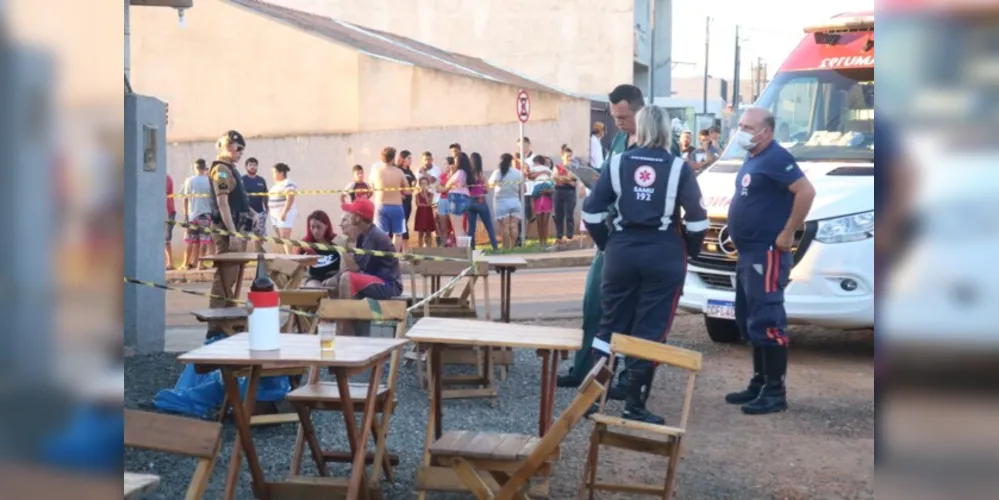 Equipes do Samu, PM e Guarda Municipal foram as primeiras a chegar no local