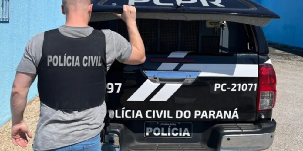 Rapaz foi levado para a Cadeia Pública de Castro, onde está à disposição da justiça