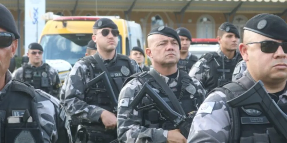 Efetivos estiveram reunidos em frente à Estação Saudade, ao lado do Terminal Central, para as primeias atividades referentes à operação