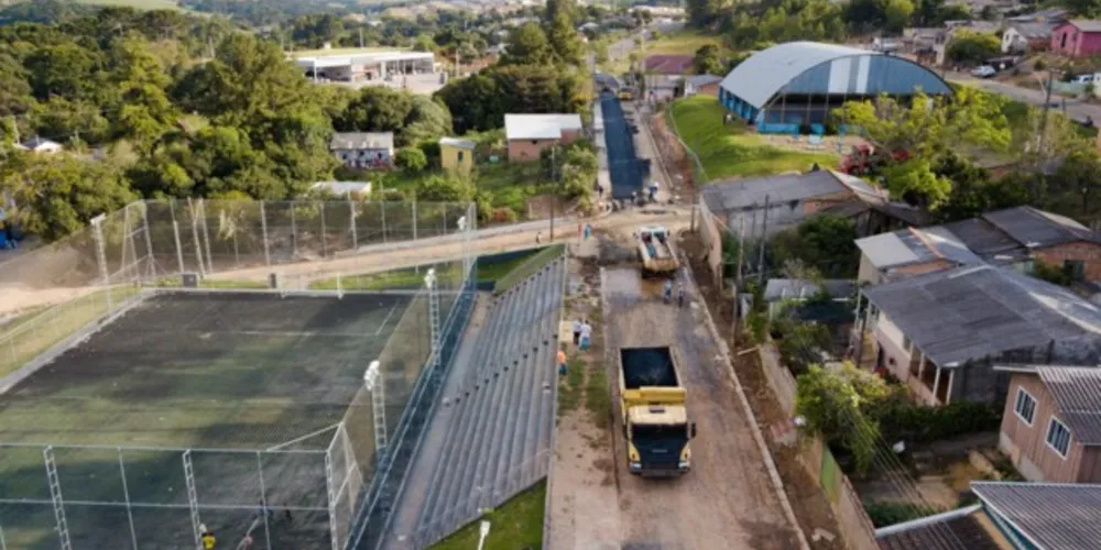 Prefeito Artur Butina fiscalizou a execução do serviço nesta semana