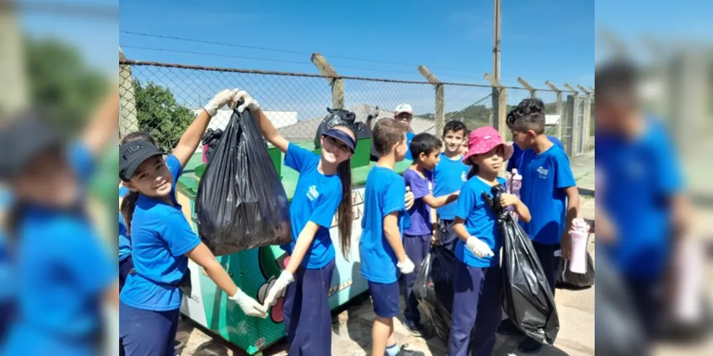 Os alunos realizaram atividades de conscientização e prevenção à doença