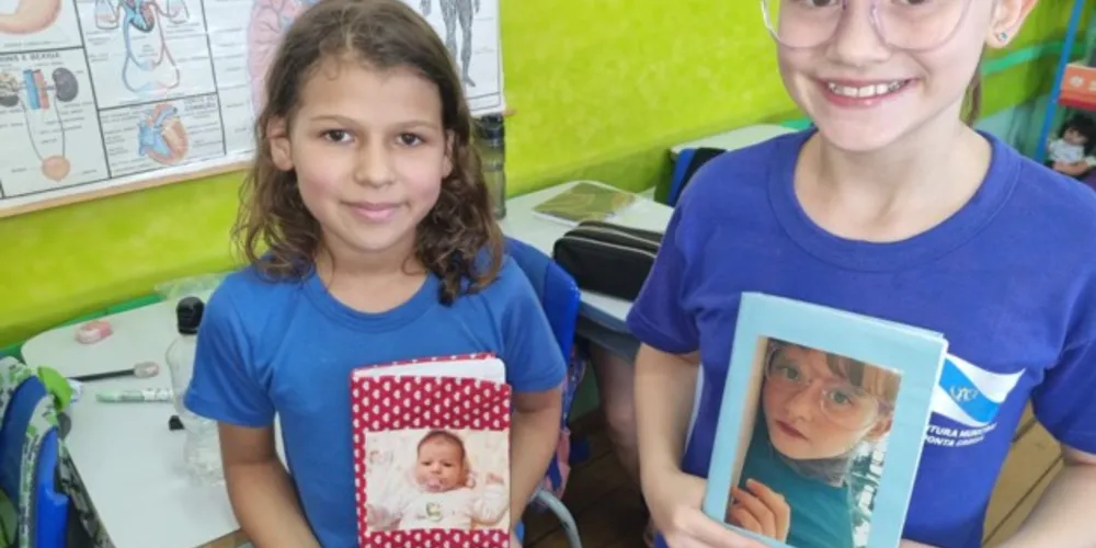 Cada aluno pode ilustrar seu caderno do jeito que escolhesse