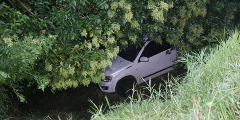 Mulher de 28 anos que dirigia o automóvel teve ferimentos leves