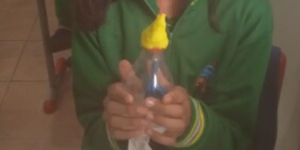 As crianças conseguiram entender na prática como acontecem os movimentos de inspiração expiração