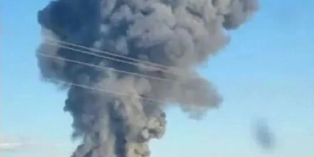 A explosão deixou uma mulher gravemente ferida e 18 mil vacas leiteiras mortas