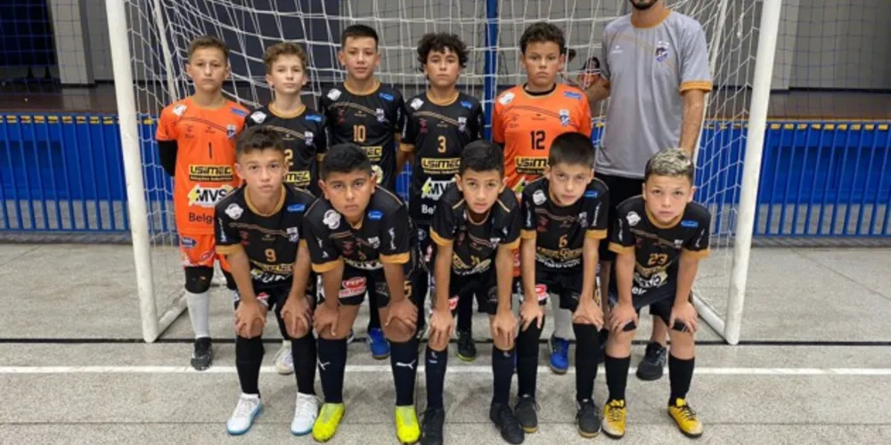 Time sub-12 chega embalado pela boa campanha no Novo Futsal Paraná