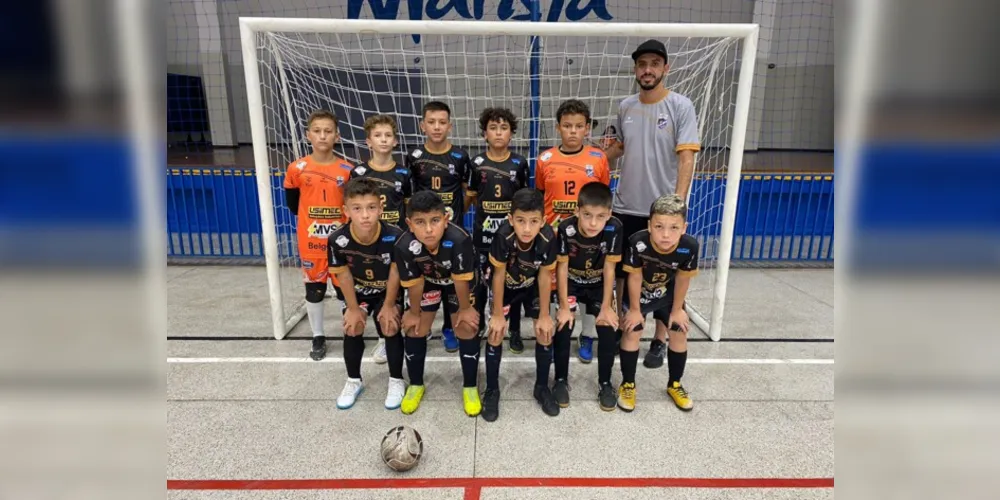 Time sub-12 chega embalado pela boa campanha no Novo Futsal Paraná