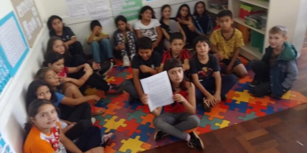 Alunos perpassaram por várias histórias para fixar os conteúdos