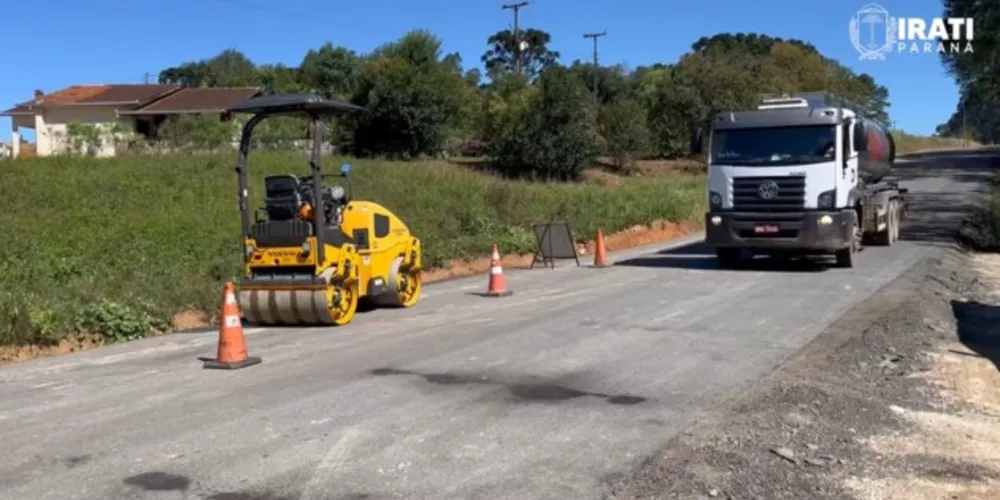 Estrutura tem início nas proximidades da igreja da comunidade e segue até a escola