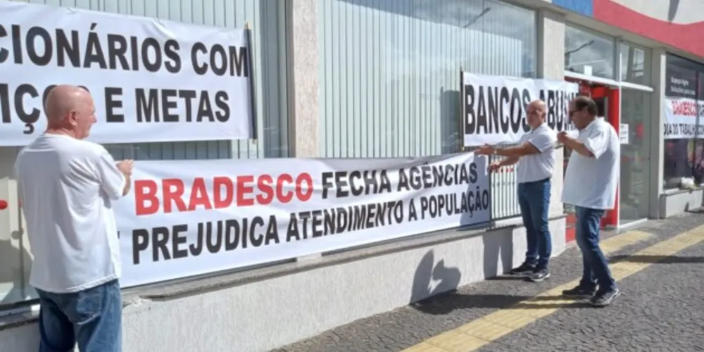 Banco já demitiu 32 funcionários em agências dos Campos Gerais em 2023