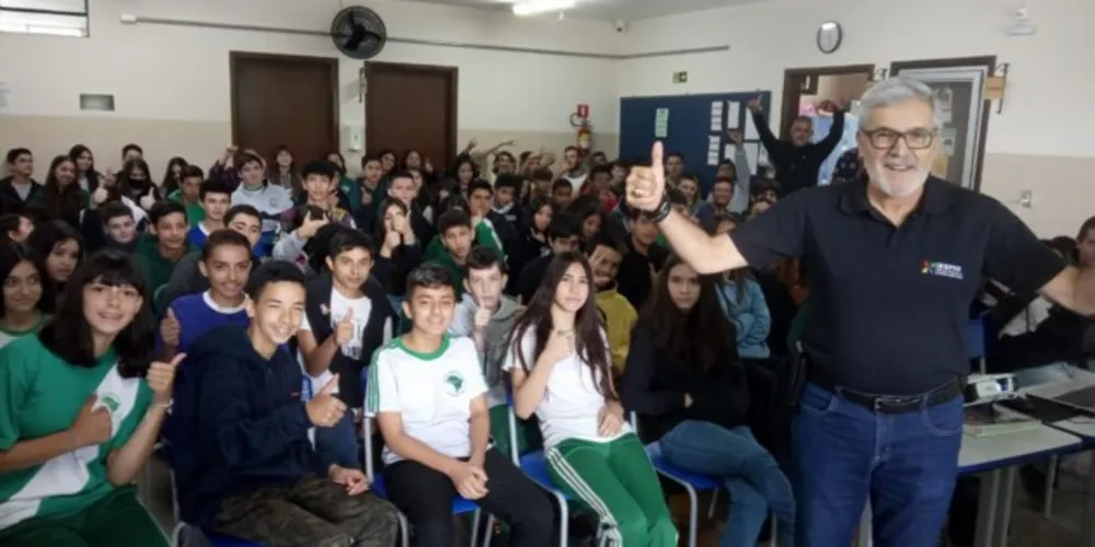 Última palestra realizada na escola