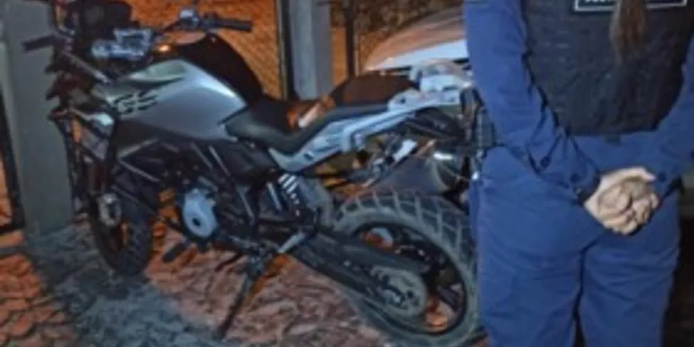 Moto foi apreendida e encaminhada à 13ª SDP