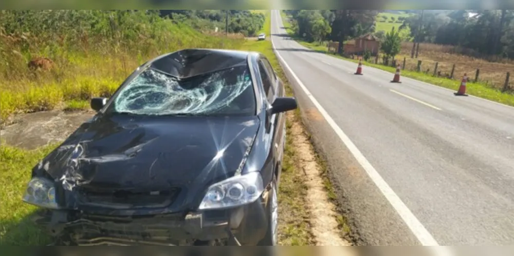 Moto foi atingida por um Chevrolet Astra