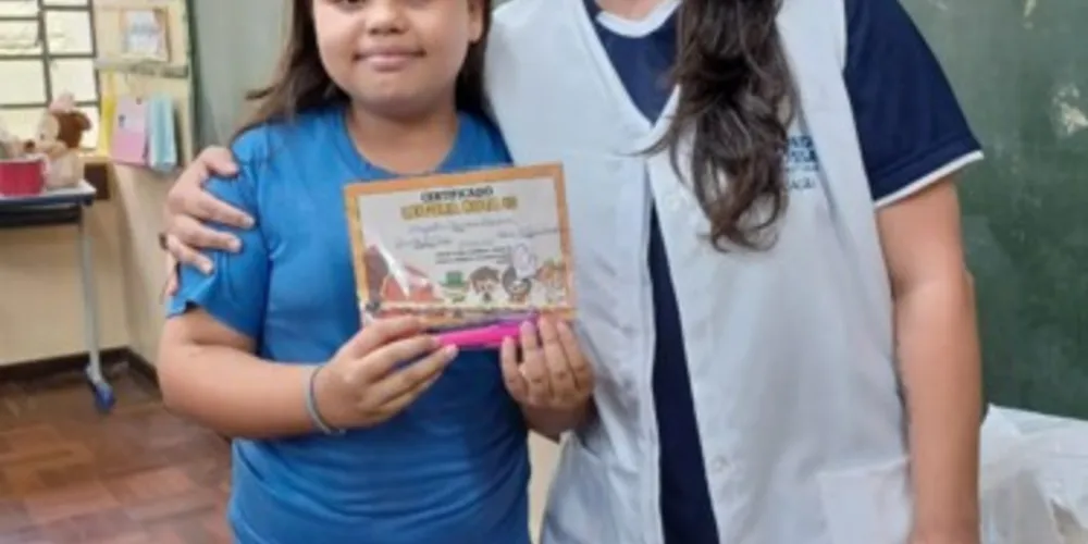 A ação premiou os estudantes com o maior número de obras lidas