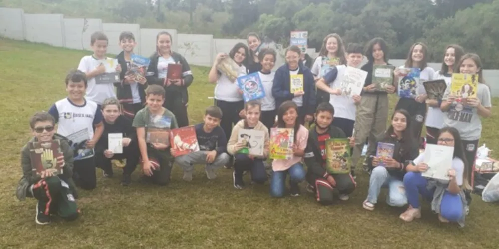 Alunos gravaram vídeos para mostrar momento especial