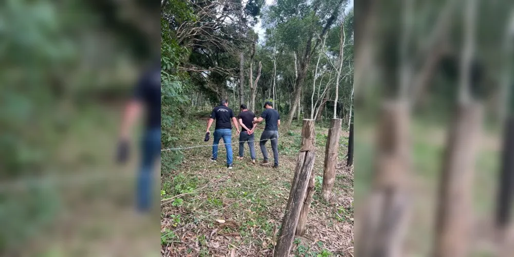 Um dos presos, identificado como Alessandro dos Santos (foto), foi encontrado na área rural