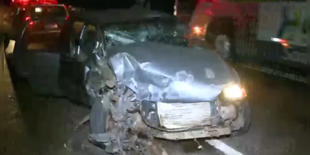 Motorista que atingiu o Fiesta teria fugido do local