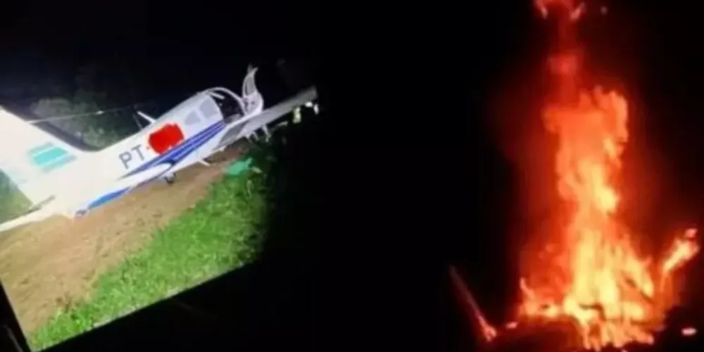 Operação de segurança prendeu dois homens em pista de garimpo