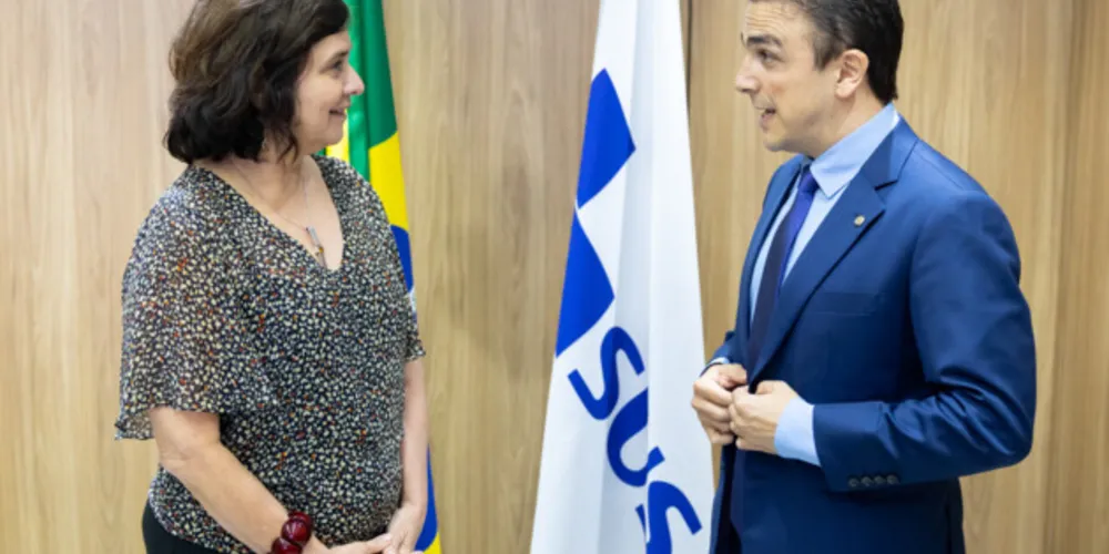 Aliel Machado se reuniu com a ministra da Saúde, Nísian Trindade