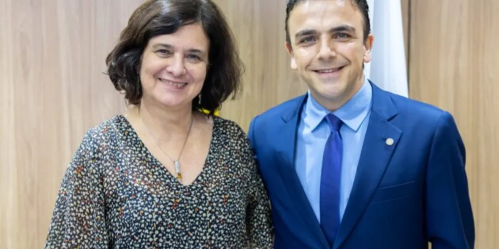 Aliel esteve com a ministra da Saúde, Nísian Trindade, na semana passada para tratar sobre o programa