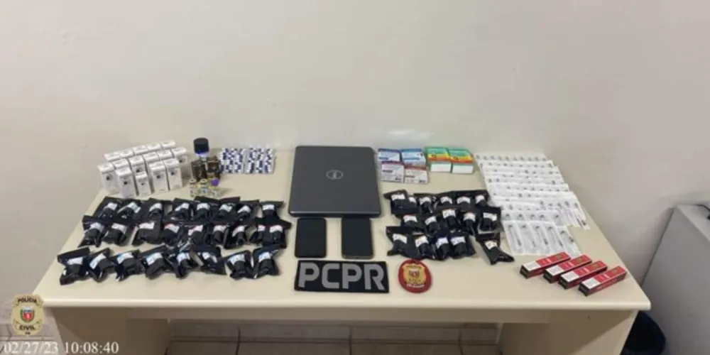 Anabolizantes, celulares, notebook e outros produtos foram levados à 13ª SDP