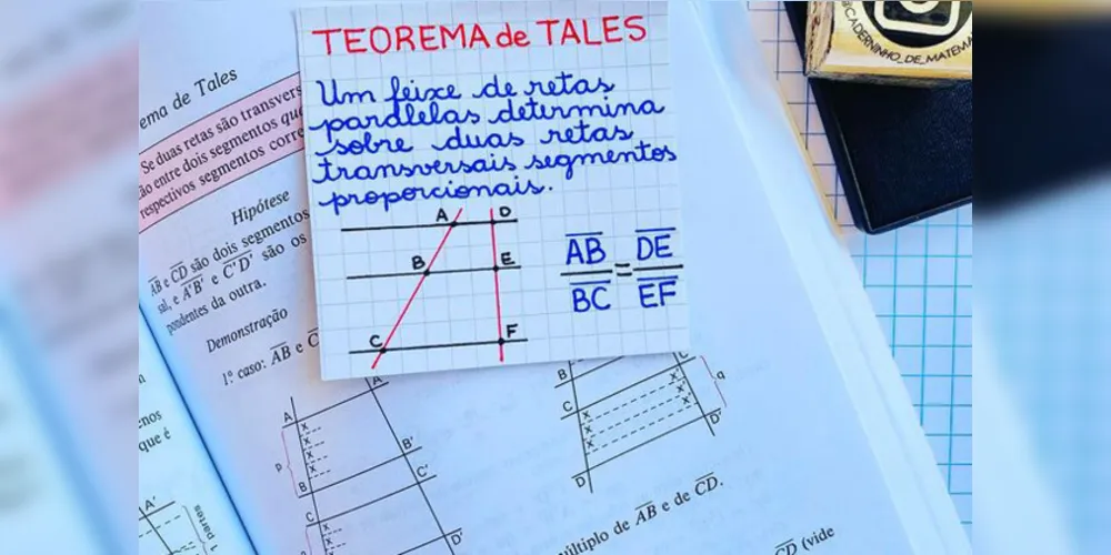 Com projeto “Caderninho de Matemática”, professora da rede estadual produz conteúdo para alunos