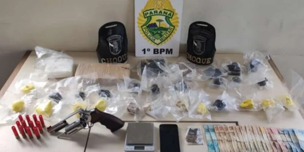 Material ilícito apreendido foi entregue na Polícia Civil