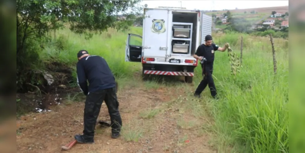 Restos mortais foram recolhidos para o necrotério do IML de Ponta Grossa