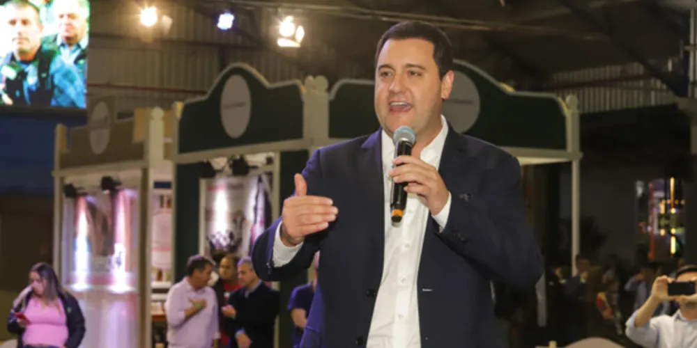 O governador Carlos Massa Ratinho Junior participou da ExpoFrisia e Digital Agro