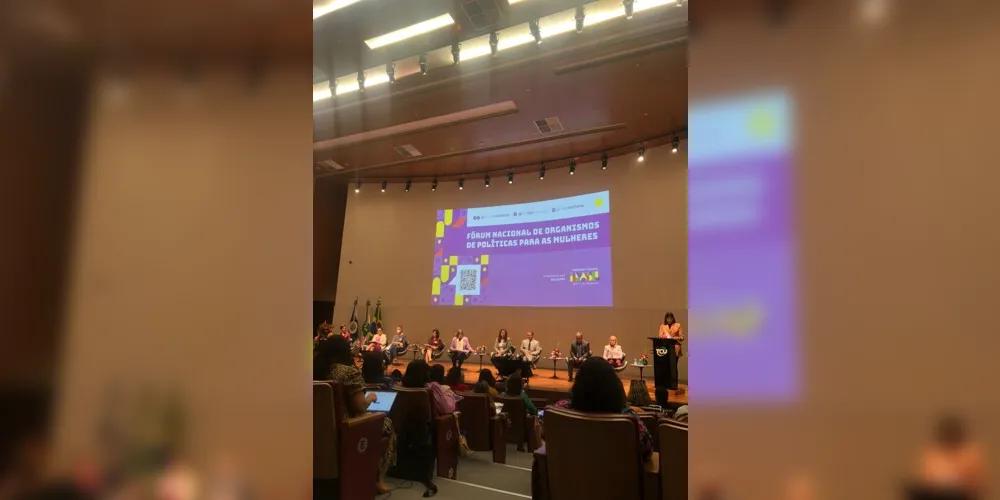 Durante a abertura do evento, a ministra das Mulheres, Cida Gonçalves, reforçou que o Fórum tem como propósito ser um espaço de diálogo do Governo Federal