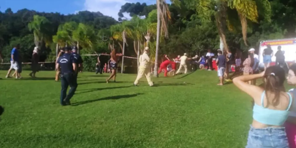 Bombeiros fizeram buscas e encontraram o menino, mas já sem vida