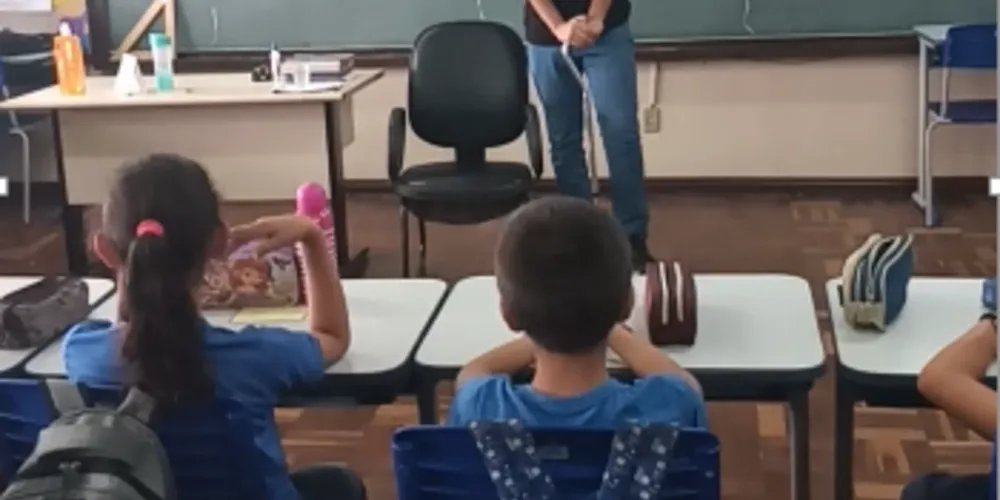 A visita possibilitou que diversos temas fossem tratados pelos os alunos com um futuro profissional da área da saúde