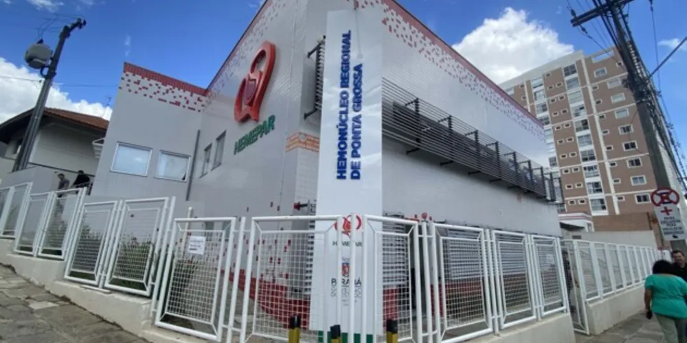 Doadores devem procurar o Hemepar de Ponta Grossa para fazer sua doação