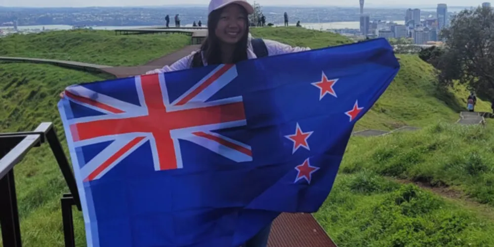 Juliana Lisa Nishitani, de Quatiguá, foi para a Nova Zelândia no segundo semestre de 2022
