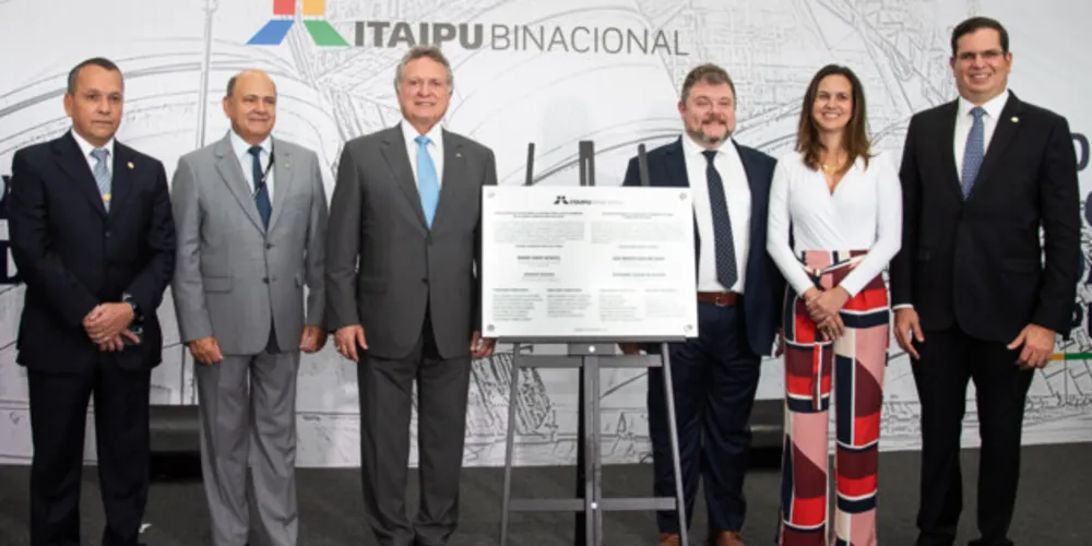 A liquidação da dívida foi celebrada em uma cerimônia oficial no Edifício da Produção da usina